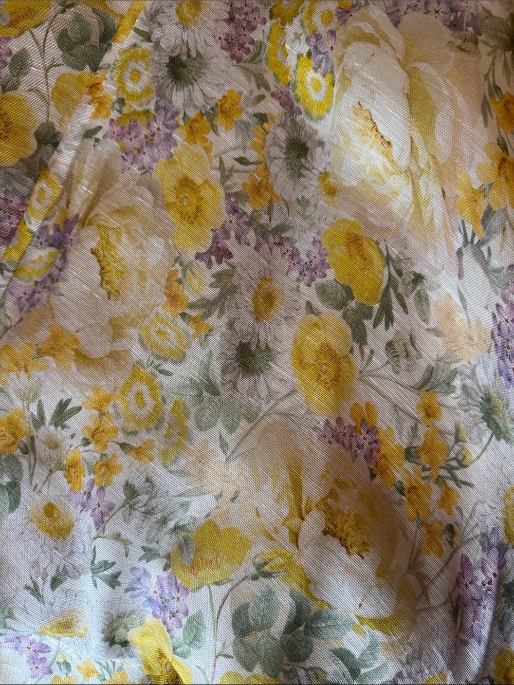 Zimmermann Yellow Floral Ruffle Mini Dress - Picture 5 of 7
